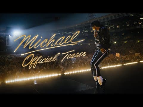 Thumbnail of the official Michael teaser on the Lionsgate Movies YouTube channel