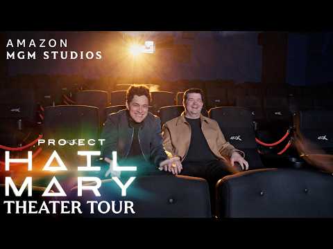Thumbnail of the Project Hail Mary theater tour video with Phil Lord and Christopher Miller