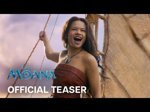 Thumbnail of the official Moana (2026) teaser on Disney's YouTube channel