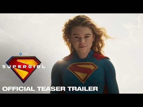 Thumbnail of the official Supergirl teaser trailer on DC's YouTube channel