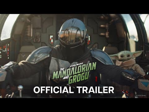 Thumbnail of the first official trailer for The Mandalorian and Grogu