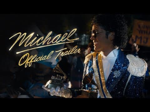 Thumbnail of the official Michael trailer on the Lionsgate Movies YouTube channel